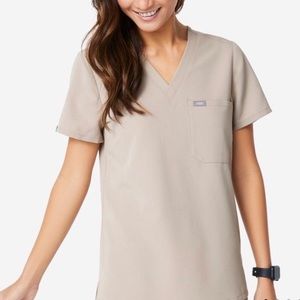 Figs Catarina Scrub Top in Boulder - XXS